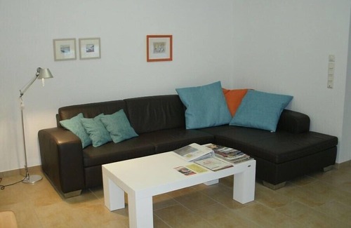 Norddeich Casa | Cómodo exclusivo para casa de 6 perros con muebles de diseño, WiFi, silla de playa.