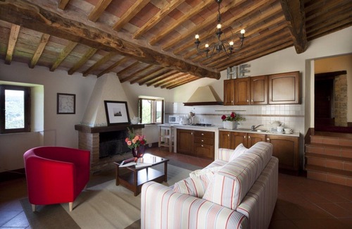 Castellina in Chianti Apartamento | Lugar exclusivo del jardín, vista y ambiente