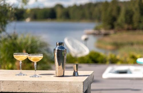 Tyreso Villa | Exclusive Lakefront Mansion with pools in Stockholm