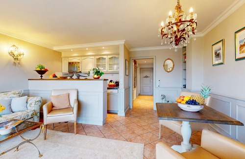 Munkmarsch Apartamento | Exclusive vacation apartment with a fantastic view of the mudflats in Munkmarsch.