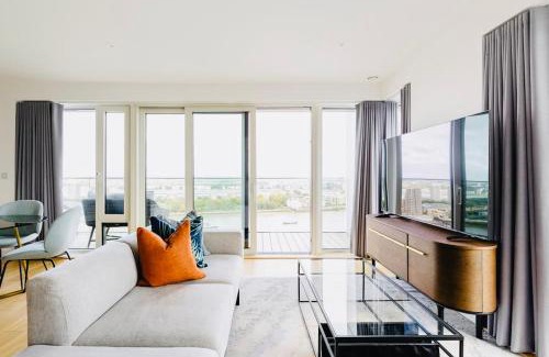 Woolwich Riverside Apartamento | Executive Waterfront Split Penthouse