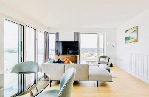 Woolwich Riverside Apartamento | Executive Waterfront Split Penthouse