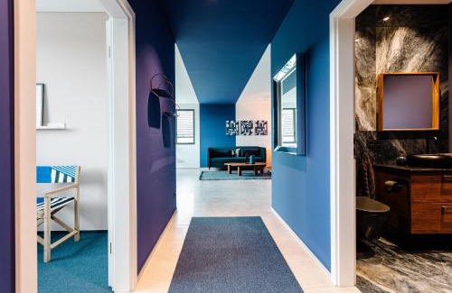 Eschollbrucken Apartamento | Exklusive Design Appartement Deep Blue Neubau