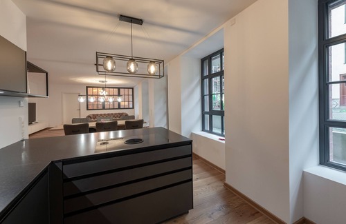 Zentrum-West Apartamento | Exklusives Loft im Zentrum von Leipzig