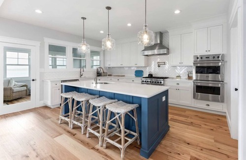 Ship Bottom Casa | Expansive Bayfront Home w/ Heated Saltwater Pool & Dock