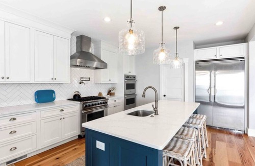 Ship Bottom Casa | Expansive Bayfront Home w/ Heated Saltwater Pool & Dock