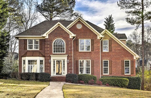 Lawrenceville Cabaña | Expansive Lawrenceville Home w/ Private Backyard!