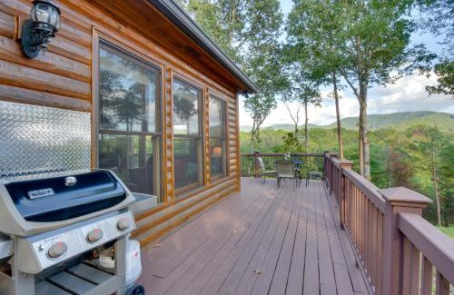 Ellijay Casa | Expansive Mtn-View Ellijay Cabin Private Hot Tub