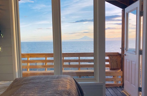 Kenai Cabina | The Cabin on Kenai Beach es una suite principal contemporánea para 2 personas para ver Aurora.