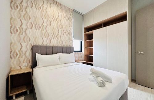 Kampung Sungai Nibong Apartamento | Explore Penang Stay Style w Sky pool Sea airport 9pax