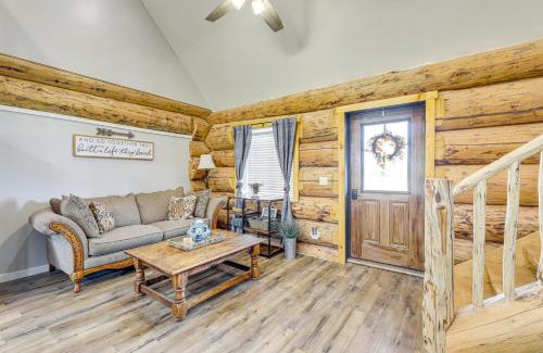 Gusher Casa | Explore Uintah Basin Rustic Cliff Cabin with Loft