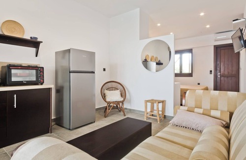Karpathos Villa | Exquisite Karpathos Apartment (On Request) | Apartment Zeta | 2 Bedrooms | Private Veranda with Outdoor Furniture | Private Swimming Pool | Shared Seating Area with with Stunning Sea Views | Michaliou Kipos