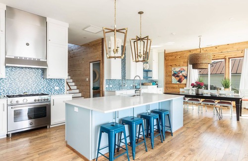 Folly Beach Casa | Exquisite Oceanfront Oasis: Immerse in Luxury with Pool & Putting Green at this