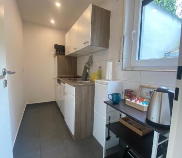 Dortmund Apartamento | FÜR 3 - Boxspringbetten, Smart TV, Parkplatz, Stadion Nähe