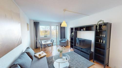 Borna-Heinersdorf Apartamento | Für Kulturhauptstadtentdecker, WLAN