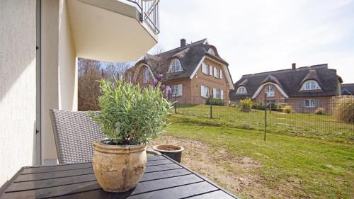 Lobbe Hotel | F-1010 Strandhaus Mönchgut Bed&Breakfast DZ 27 Terrasse, strandnah, inkl Frühstück