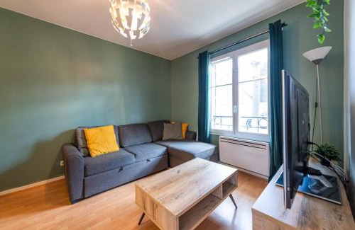 Bailly-Romainvilliers Apartamento | F2 coloré et confortable proche Disney+WIFI