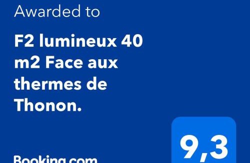 Thonon-les-Bains Apartamento | F2 lumineux 40 m2 Face aux thermes de Thonon.