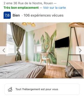 Quartier Pasteur Apartamento | F2 proche commodité