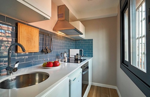 Porta Apartamento | BeBarceloner Sant Andreu Apartments with terrace