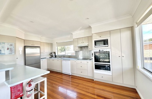 Crowdy Head Casa | Fabulous views from the deck across Crowdy Bay,the harbour,ocean and hinterland.