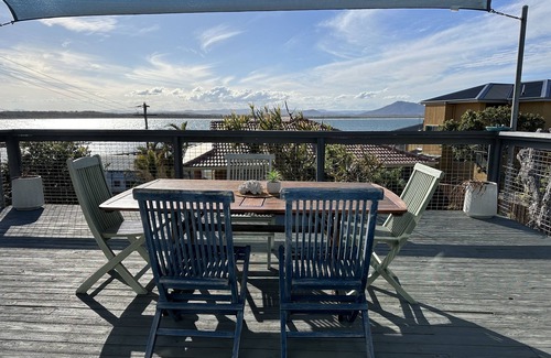 Crowdy Head Casa | Fabulous views from the deck across Crowdy Bay,the harbour,ocean and hinterland.
