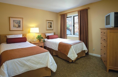 Fairfield Glade Complejo | Fairfield Glade, TN: 2 BR Suite w / Tina de hidromasaje, lagos, golf, playas y más!