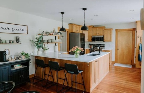 Taylors Falls Casa | Spring River Views with King bed and NEW Sauna