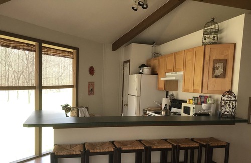 Attica Casa | Fall FUN in Creekside Treehouse w Hot Tub, Bonfires, Pets OK