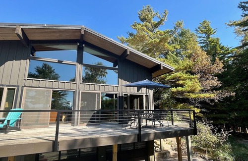 Lake Township Casa | Crystal Lake Lodge con acceso privado de 200 pies