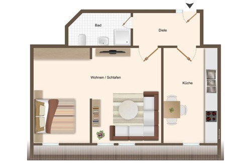 Meissen Apartamento | familienfreundliche Einraumwohnung in Altstadtnähe