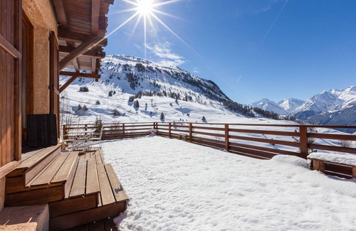 Villard-Reculas Chalet De Esquí | Cabaña familiar 12 pers- pistas cercanas, vista ++ en las montañas, terraza sur