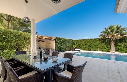 Santa Ponsa Chalet De Esquí | Villa Tres Reyes, ideal para familias, con una amplia área de piscina