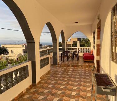 Ksar es Seghir Casa | Family home - Large terrace 10 min from the beach