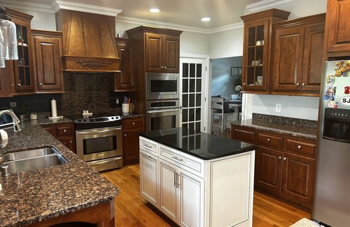 Georgetown Casa | Family home with large deck with a beautiful view of golf course.
