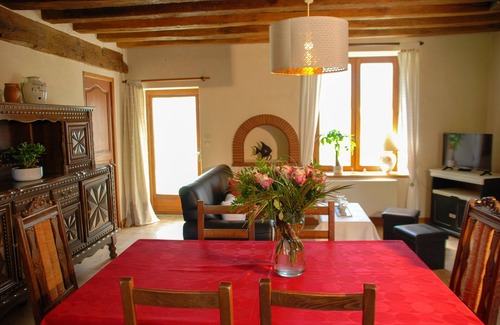 Vallieres-les-Grandes Casa | Familiar-Baño en la habitacion-Vista al Parque