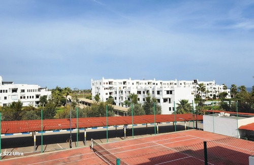M'diq Condominio | Family spacious apartment with sea view, AC, WiFi, 7 mins walking to the beach