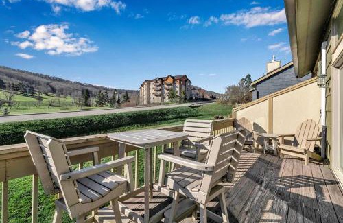 Ellicottville Casa | Family Townhome Steps to Holiday Valley Scenic Views & Patio