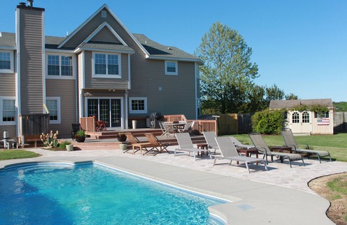 Cape Charles Casa | Retiro familiar con piscina enterrada en la bahía de Chesapeake y excelente golf