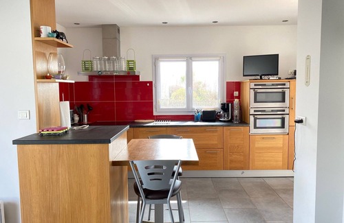 Bretignolles-sur-Mer Casa | Villa familiar con piscina privada climatizada, a 800m de la playa, WiFi