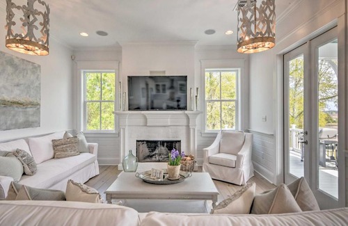 Pass Christian Casa | Family Waterfront Getaway with Pool and Boat Dock