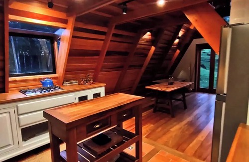 Itati Cabina | Fantastic A-Frame Cabin amidst nature and close to beaches and BR-101