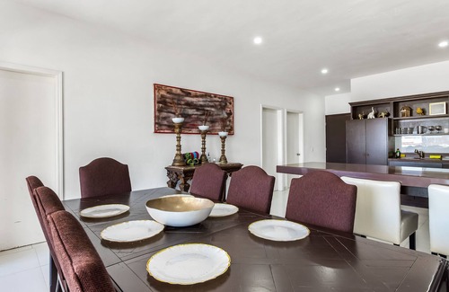 La Paloma Casa | Fantastic dog-friendly home with heated pool, hot tub, partial ocean view, patio