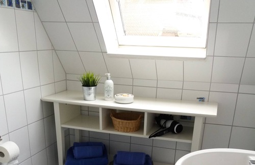 Heuberg-Langballigkaten Apartamento | Fantástica vida en el loft en el fiordo de Flensburg con su propia terraza.