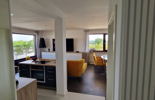 Bad Salzuflen Apartamento | Fantastic view - penthouse, air conditioning, roof terrace in Bad Salzuflen