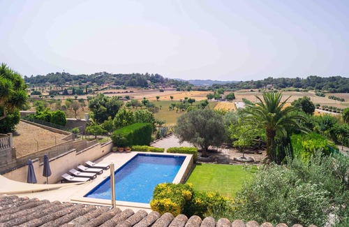 Sineu Villa | Fantástico chalet con vistas, piscina privada y WIFI