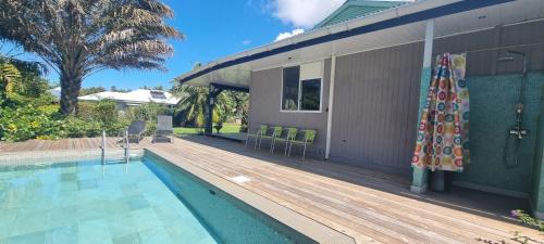 Moorea-Maiao Casa | Fare Coco Tiaré - Jardin Tropical Piscine - Moorea