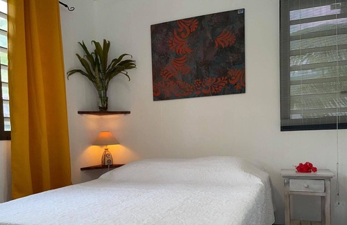 Pihaena Casa | Fare iti Moorea Sands, cosy bungalow between sea and mountain on Moorea