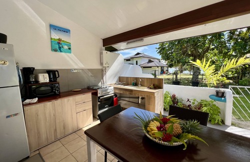 Moorea-Maiao Apartamento | Fare Tokatea - Charming Studio w Excl. Beach Access