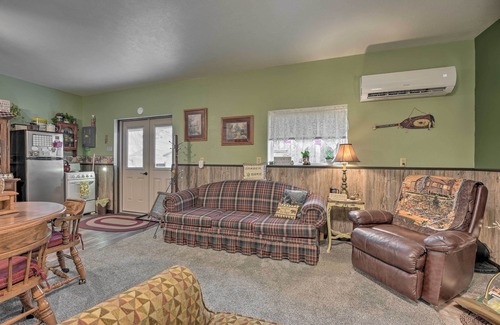Goshen Apartamento | Cozy Goshen Studio: Unique Farm Stay!